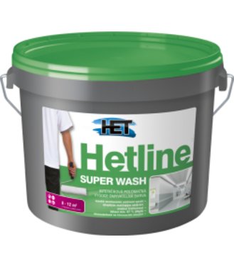 Het Hetline Super Wash 5kg - umývateľná farba na steny/báza A