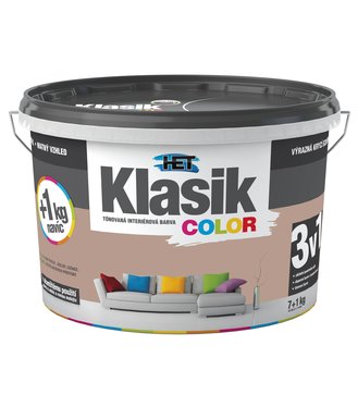Het Klasik Color 0257 hnedý orechový 7kg+1kg