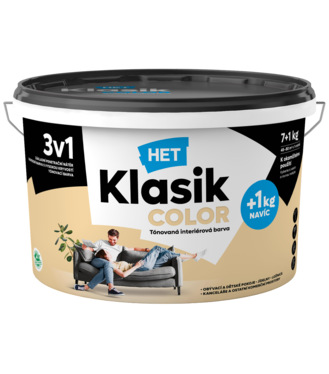 Het Klasik Color 0728 oranž broskyňový 7kg+1kg