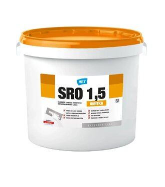 HET Omietka ECO SRO 1,5 25kg - silikónová ryhovaná tenkovrstvá omietka