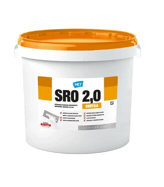 HET Omietka ECO SRO 2 25kg - silikónová ryhovaná tenkovrstvá omietka