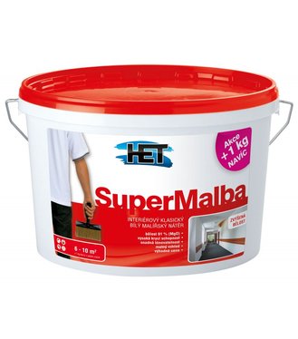 Het Supermalba 25kg - interiérová biela farba