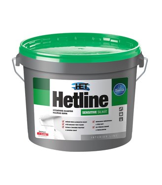 Hetline Sensitive silikát -  Silikátová vodouriediteľná interiérová maliarska farba 5kg
