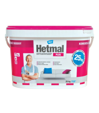 Hetmal Plus 25kg - interiérová biela farba