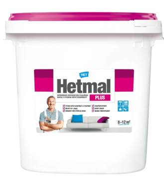 Hetmal Plus 40kg - interiérová biela farba
