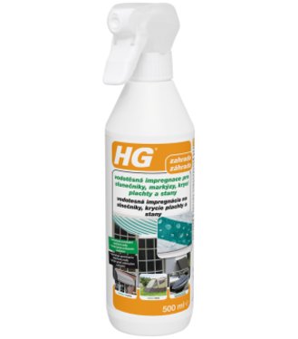 HG vodotesná impregnácia na slnečníky, krycie plachty a stany 500ml