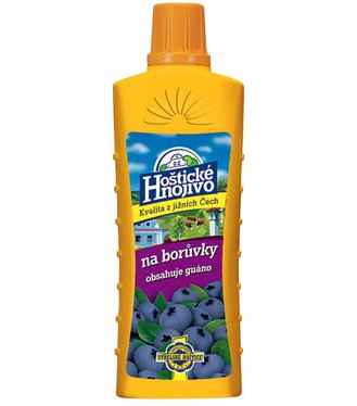Hoštické hnojivo na čučoriedky s guánom 500ml