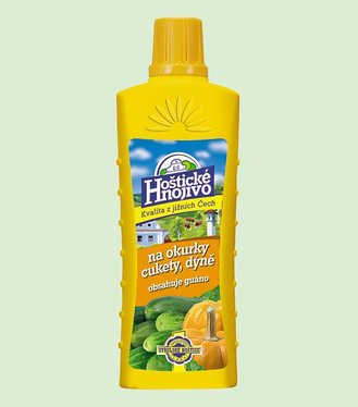 Hoštické hnojivo na uhorky, cukety a melón s guánom 500ml