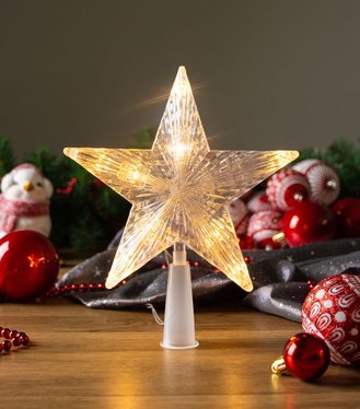 Hviezda MagicHome Vianoce 10xLED zlatá 2xAA