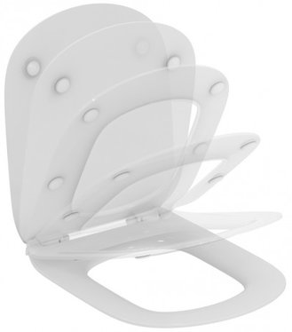 IDEAL STANDARD TESI-WC Sedátko s automatickým pozvoľným sklápaním, ultra ploché, biele, T352701