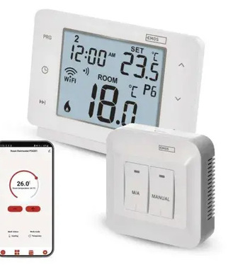 Izbový programovateľný bezdrôtový WiFi GoSmart termostat P56211