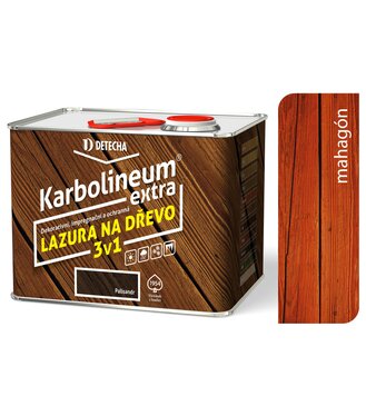 Karbolineum Extra Mahagón 3,5kg - lazúra 3v1