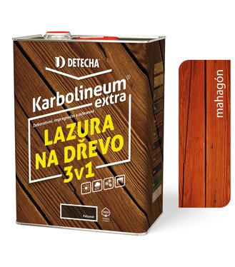 Karbolineum Extra Mahagón 8kg - lazúra 3v1