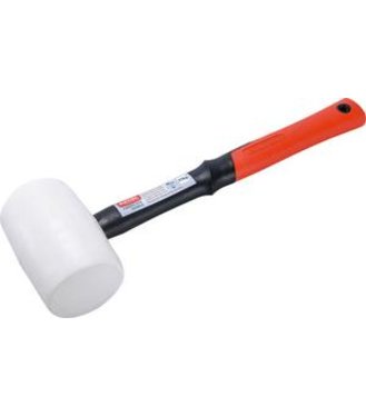 Kladivo gumené biele 85mm/910g sklolaminátová násada