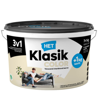 Klasik COLOR 0017 biely smotanový 7+1kg new