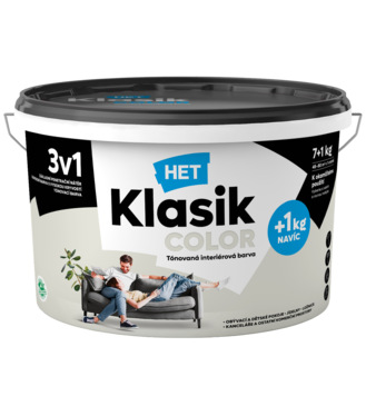 Klasik COLOR 0107 sivý ľadový 7+1kg new