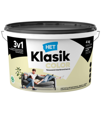 Klasik COLOR 0658 žltý pastelový 4kg new