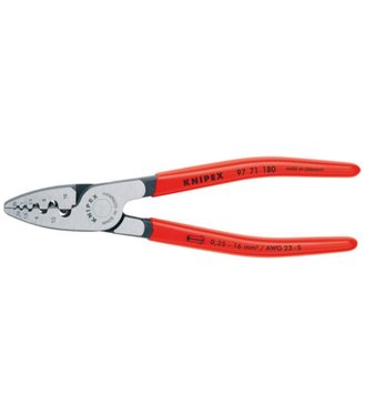 KNIPEX Kliešte lisovacie pre koncové dutinky 180mm 9771180