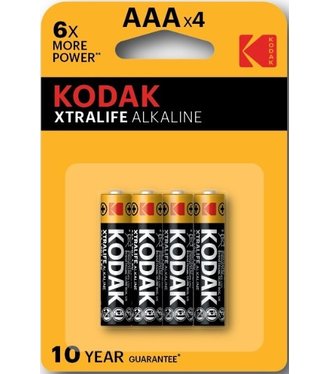 Kodak Xtralife LR 03 alkalická batéria 4ks