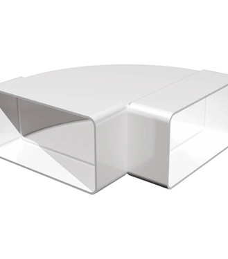 Koleno vodorovné 110x55/90° pre ploché potrubie