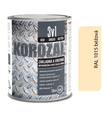 Korozal 3v1 RAL 1015 béžový 2,5l