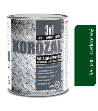 Korozal 3v1 RAL 6001 svetlozelený 2,5l