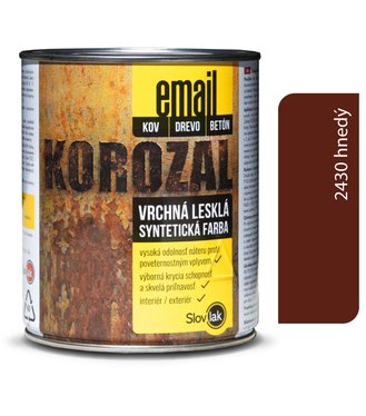Korozal EMAIL 2430 hnedý 0,75kg