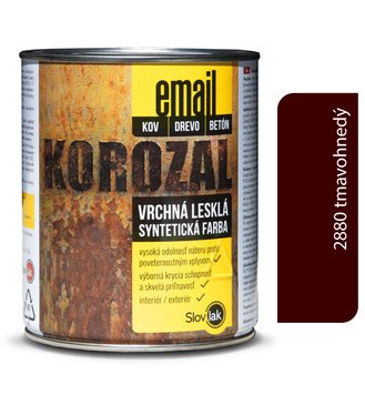 Korozal EMAIL 2880 tmavohnedý 0,75kg