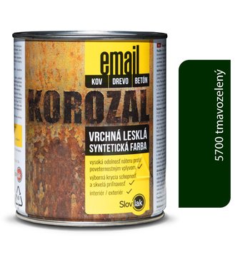Korozal EMAIL 5700 tmavozelený 3kg