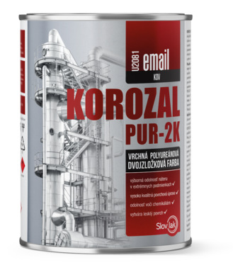 Korozal PUR 2-K RAL9003 Email biely 0.8l