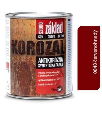 Korozal Základ S2000 0840 červenohnedý 10kg