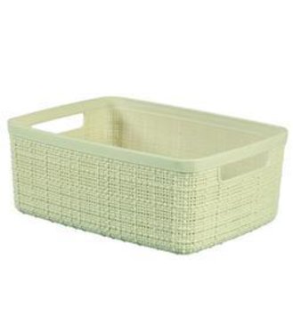 Kôš Curver® JUTE S 5L, krémový, 27x20x11 cm