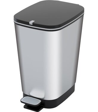 Kôš odpadkový Chic bin M 30l Steel s pedálom, nerezový vzhľad