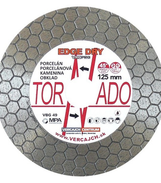 Kotúč diamantový Edge 125 x 1,6 x 22,2mm, VRCRO 2v1