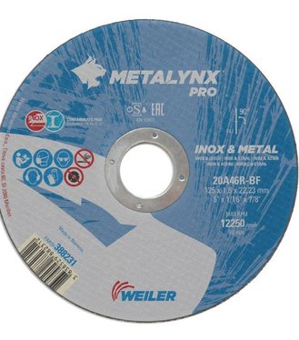 Kotúč Flex Metalynx Pro 125x1.6x22.2mm 20A46R oceľ/inox