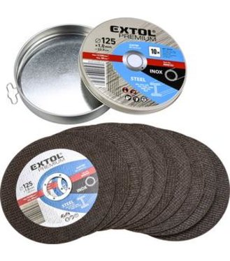 Kotúč rezný na kov 125x1mm 10ks-bal