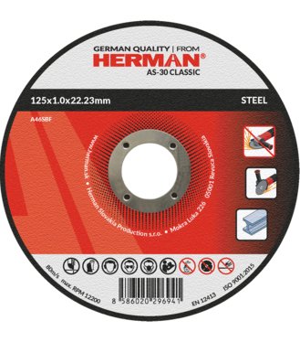 Kotúč rezný oceľ AS-30 125x2.0x22.23mm