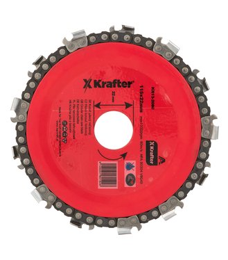 Krafter kotúč pilový reťazový na drevo 115x22mm