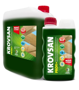Krovsan Profi+ zelený - na ochranu dreva 10l
