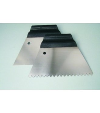 Kubala špachtľa nerezová 180mm, zub V6