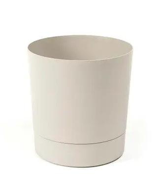 Kveetináč Aura+miska 12cm béžová