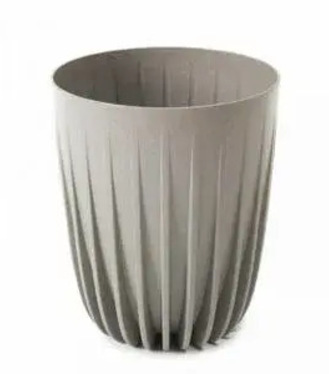Kvetináč Mira eco wood 25cm sivý