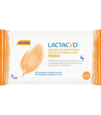 Lactacyd Femina, Obrúsky na intímnu hygienu 15ks