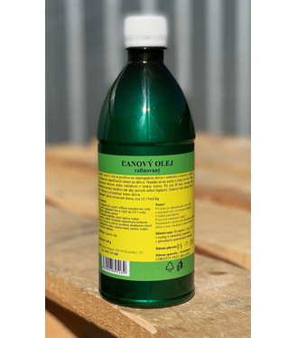 Lanovy olej rafinovany 940g FLAX