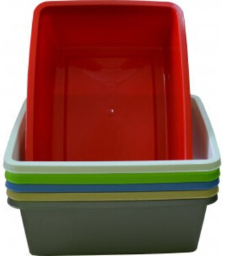 Lavór hranatý plastový 26,8x33,7x13,3cm 8l