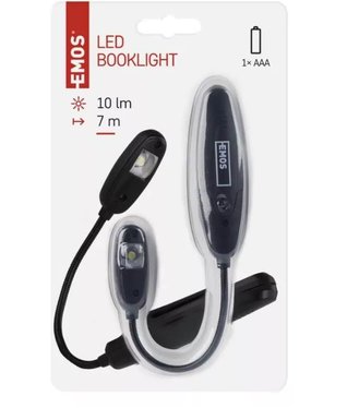 LED svietidlo na čítanie, 10 lm, 1× AAA