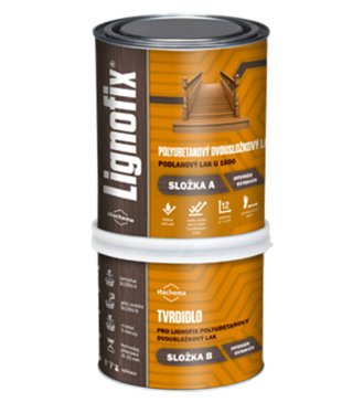 Lignofix dvojzložkový lak 2K set 0,75l