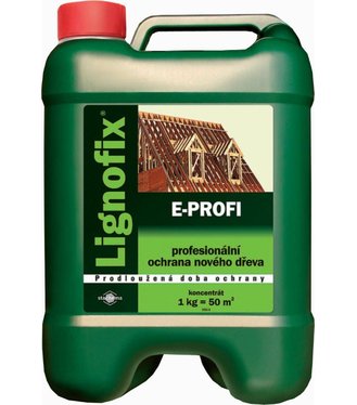Lignofix E-Profi hnedý - Preventívna povrchová úprava dreva 5kg