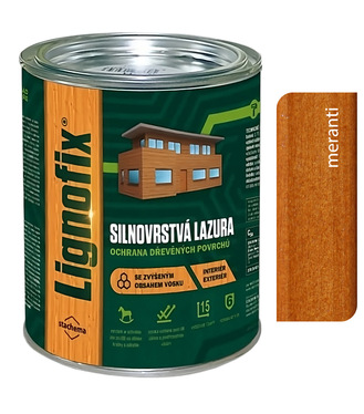 Lignofix Silnovrstvá lazúra - meranti 0,75l dopredaj