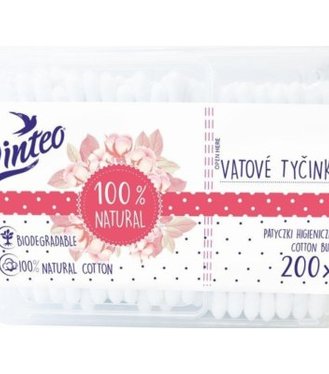Linteo Papierové Vatové tyčinky do uší 200ks zip